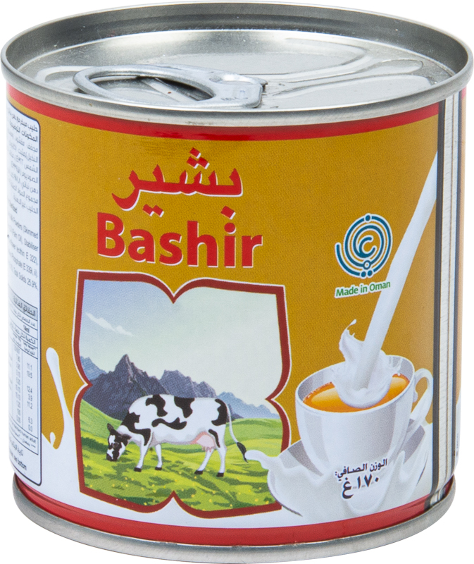 Bashir  Evaporated Milk 170Gm