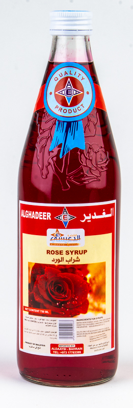 Alghadeer Rose Syrup 750 Ml