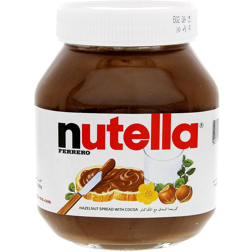 Nutella Chocolate Spread Jar 750G