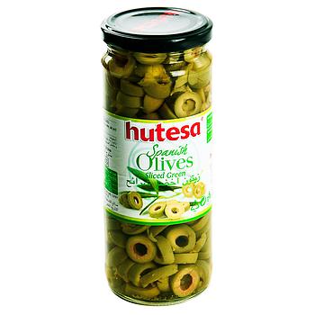 Hutesa Green Slice  Olives 450Gm(Dw:230G)