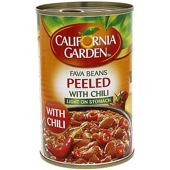C.G Foul Peeled With Chilli 450  Grm