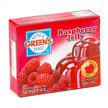 Greens Jelly Raspary 80G
