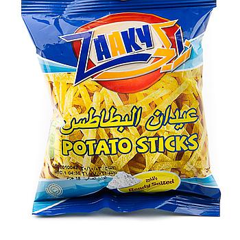 Zaaky Potato Sticks Salted  18Grm