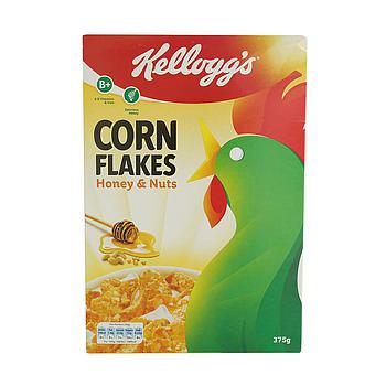 Kelloggs Honey & Nuts Corn Flakes 375Grm