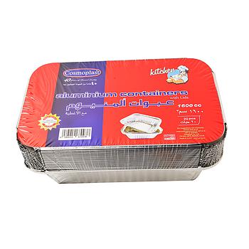 Cosmoplast Alu Cont 83163 (1600Cc)W/Lid